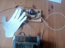 ESD Vorführstation, ESD-Generator 4kV, ESD-Pulse, Testschaltung IC steckbar 