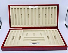 Original Zippo für Zippo Kugelschreiber Aufbewahrungsbox Holz Vitrine Display