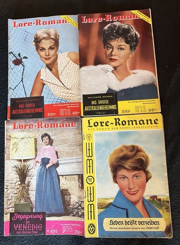 Lore romanhefte 4er set für - lore, romanhefte,