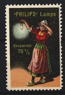 Reklamemarke philips lampe - philips,