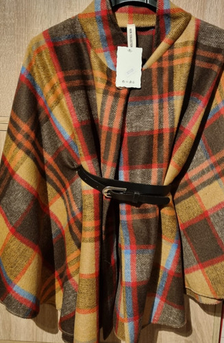Made italy damen poncho - made, italy,