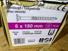 Holzbauschrauben seko  8x180mm 50Stück   /  Holzreg6