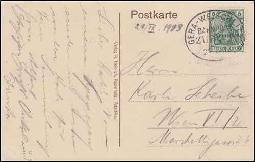 Bahnpost gera weischlitz zug - bahnpost, gera-weischlitz