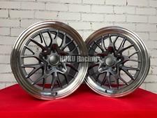 4X 18" 520er 5x120 Oldschool Deep Dish ET30 Felgen für BMW E36 E46 E90