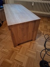 TV Board Lowboard Sideboard Fernsehtisch Natur Eiche  125x50x53 cm Holz