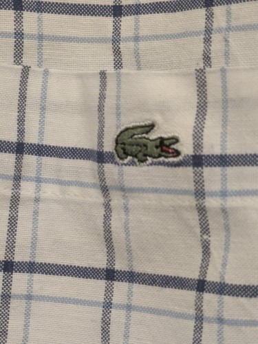 Lacoste kurzarmhemd kariert - lacoste,