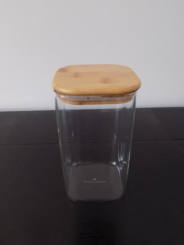 Vorratsglas mit holzdeckel - mit,