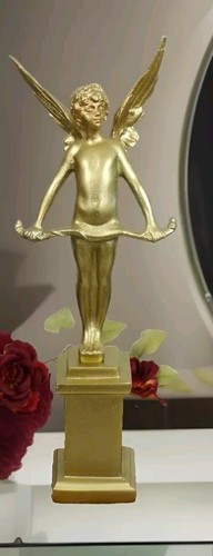 Aluminium engel figur skulptur - aluminium,