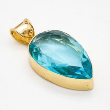 Schweizer Blautopas Edelstein