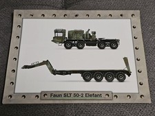 Faun SLT 50-2 Elefant - Bild / Sammelkarte / Militärfahrzeug (R5)