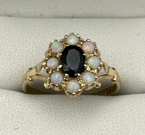 Vintage 14k opal saphir - 14k,