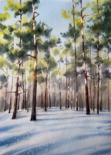 Originales gemälde aquarell - originales,