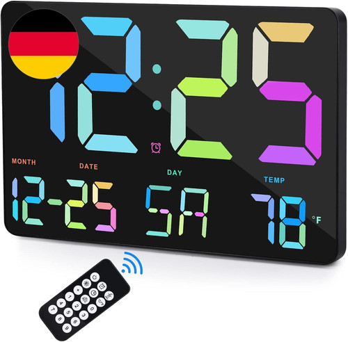 Digitale wanduhr led - digitale,