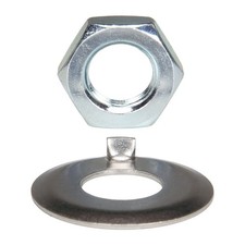 Mutter + Sicherungsscheibe