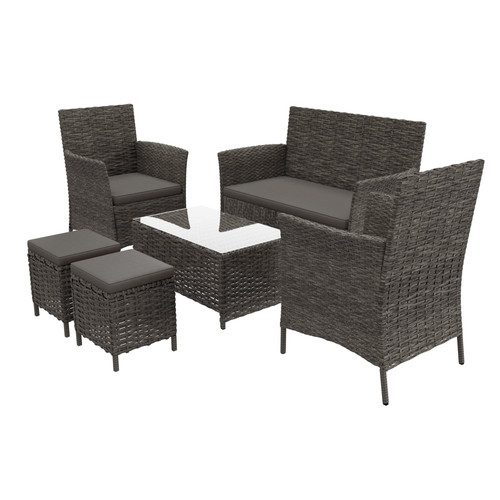 Poly rattan sitzgarnitur - rattan,