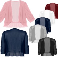 DE iEFiEL Damen Chiffon Bolero