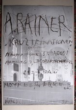 ARNULF RAINER .  PLAKAT  , "