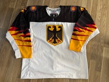 DEB Game Worn Trikot DEL Krefeld Pinguine KEV Match Used Deutschland Jersey NHL