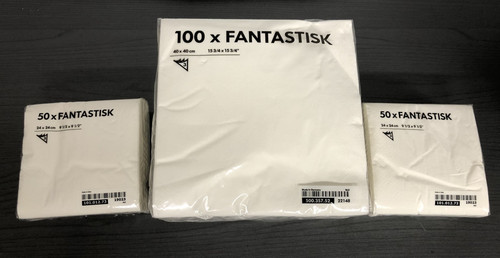 200 papierservietten weiß - 200,