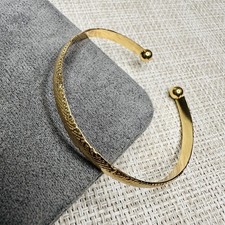 Vergoldeter Armreif 6 cm –