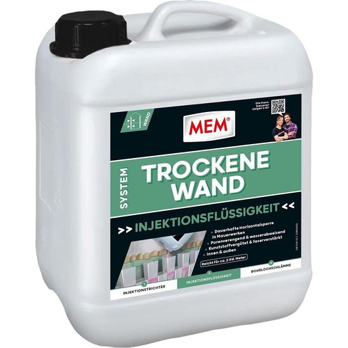 Mem trockene wand - wand, injektion