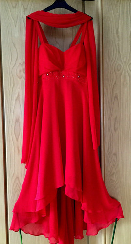Neu abendkleid rot mit - neu,