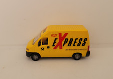 Modellautos 1:87 Fiat Kastenwagen "Post Express" in gelb von Busch