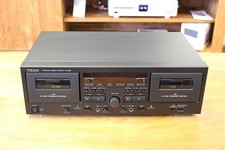TEAC W-1200-B Schwarz - Doppel-Kassettendeck