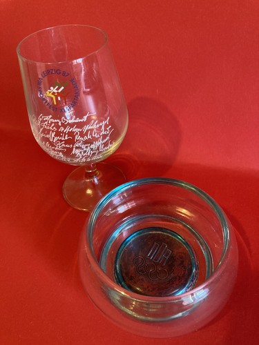 Gläser trinkglas ddr sport - gläser,