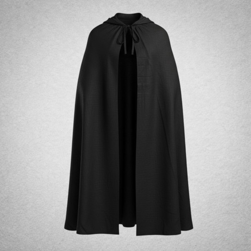 Mittelalter cape schwarz - cape,