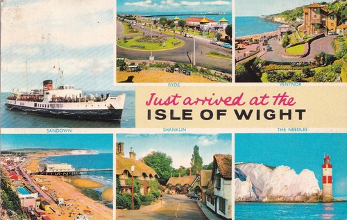 Postkarte isle wight - -,
