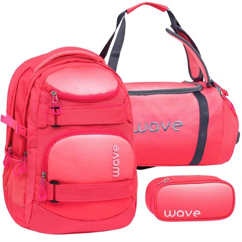 Wave schulrucksack set - schulrucksack,