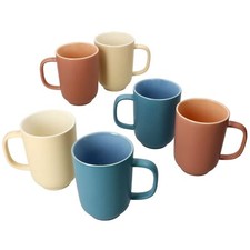 Ritzenhoff 6x Jasper TRIO Kaffeebecher 250ml H10,4cm Tee-Tassen 6 Personen 