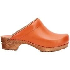 Sanita 'Lotte' Wooden Clogs in Orange (470009)