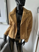 H&M Jacke Wildleder camel