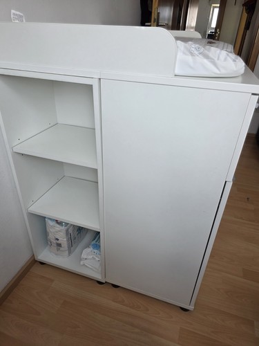 Wickelkommode holz weiß mit - wickelkommode,