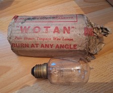 Glühlampe Siemens Wotan Antik Glühlampe Kohlefaden Light Light Bulb 