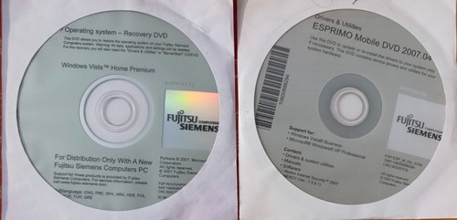 Fujitsu siemens recovery dvd - recovery,