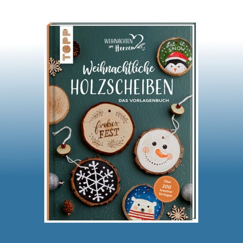 Weihnachtliche holzscheiben - weihnachtliche,