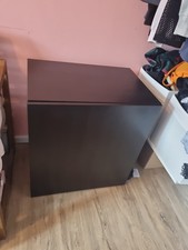 IKEA BESTÅ schwarzbraun Korpus mit Fronttür und einem Regalbrett 60cmx 60cmx 40