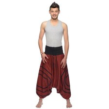 Haremshose Pumphose Aladinhose Pluderhose Yoga Goa Sarouel Baggy Freizeit Cercle