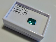 INDIGOLITH - paraiba-blaugrüner Turmalin - Afghan - 4,70 ct - 5A Stein - Cushion