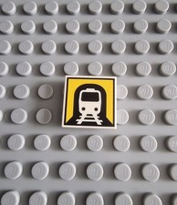 LEGO Fliese Kachel 2x2 Bedruckt  Eisenbahn Tunnel 3068bpx108 3068 K174
