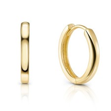 Hinged Hoop Earrings 14mm 333