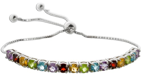 Peridot bolo armband silber - peridot,