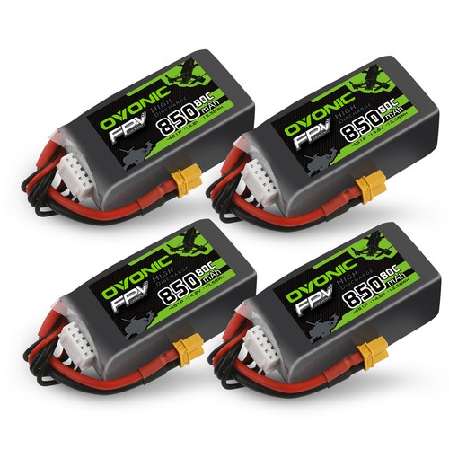 850mah lipo akku14 8v - 4x, 4s