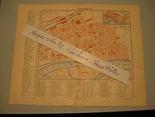 Magdeburg 1889 Stadtplan mit