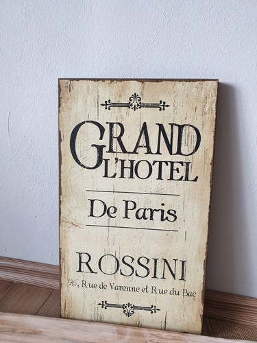 Holz bild gran hotel - holz, "gran