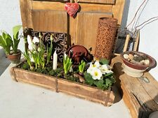 Ziegelform Blumenkasten Pflanzkasten Deko Vintage Antik Rustikal Landhausdeko