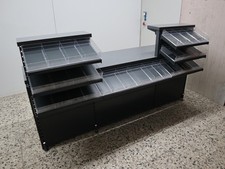 Tresen 2,4m anthrazit schwarz